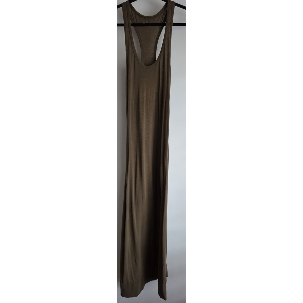 Gap Body Women's Sleeveless Dress Size M Brown Cotton Modal